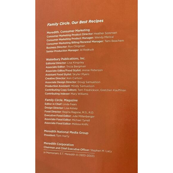 FAMILY CIRCLE OUR BEST RECIPES 2016 by Family Circle - Picture 5 of 16